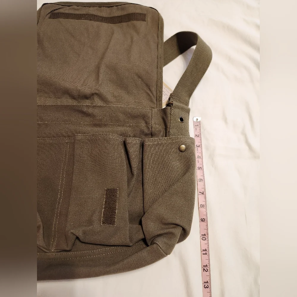 Rothco Olive Green Classic Canvas Messenger Bag NWT